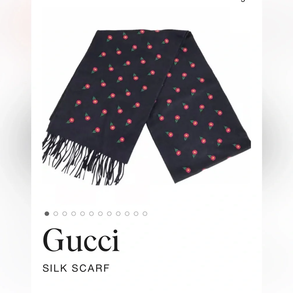 Gucci NWOT Silk Scarf